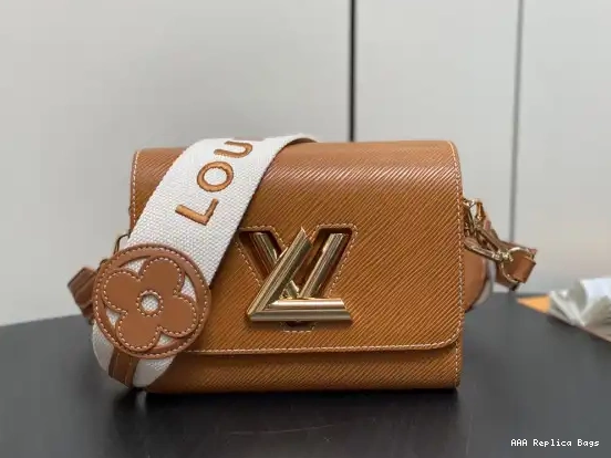 Aaa replica ru VUITTON TWIST LOUIS MM-23*17*9.5CM 0523